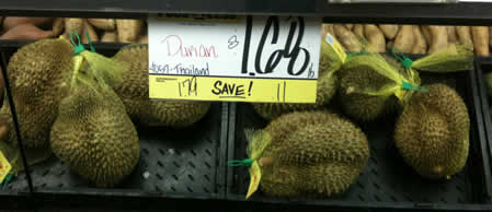 Durian for sale in SE Portland