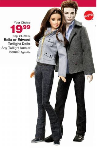 Bella and Edward Twilight Dolls