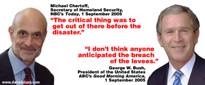 Chertoff vs. Bush