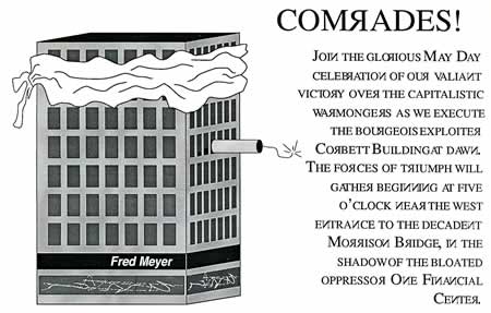 Invitational Flyer to the Corbett Building Implosion, 1988