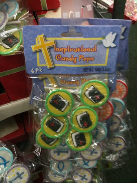 Inspirational Candy Pops - Bibles