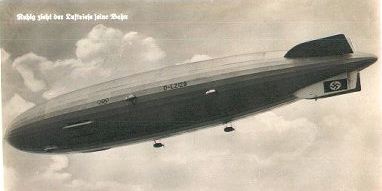 The Hindenberg in Flight
