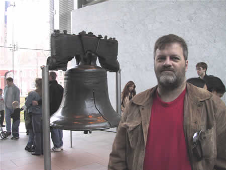 Darrel Plant at the Liberty Bell, 28 March 2008