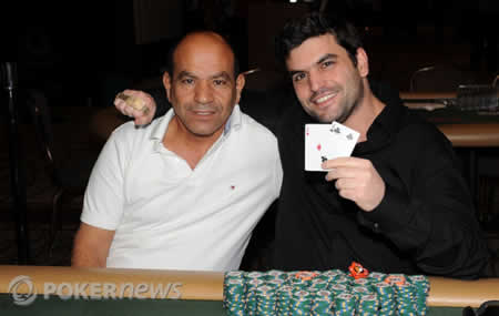 WSOP Event 56 bracelet winner Tomer Berda and his father